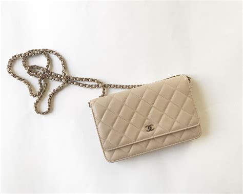 chanel wallet on chain beige|chanel wallet on chain classic.